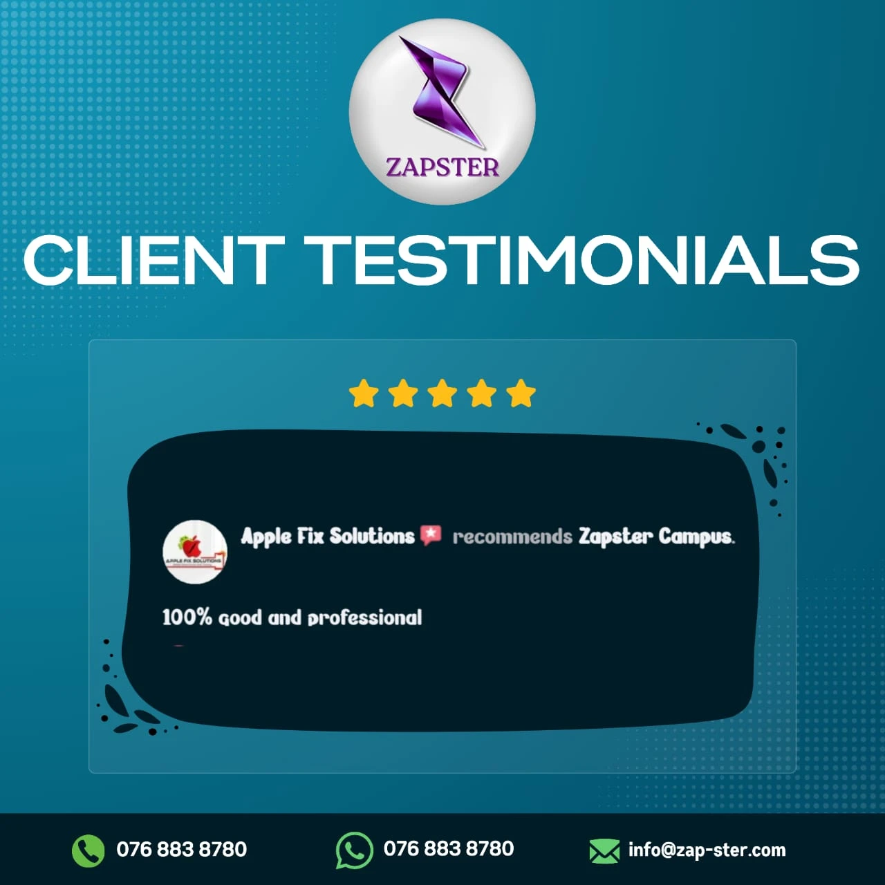 Client Reviews Zapster (1)