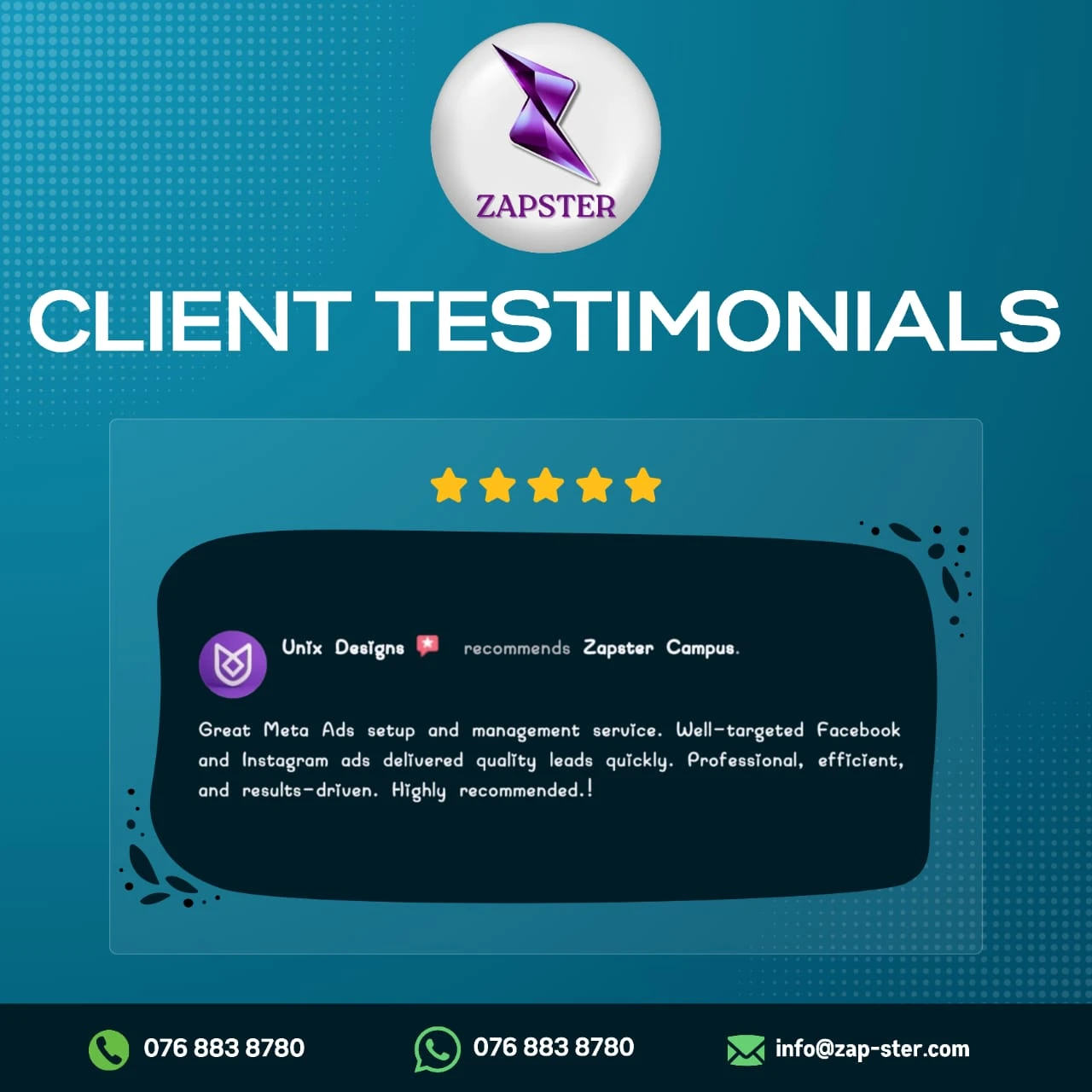 Client Reviews Zapster (4)